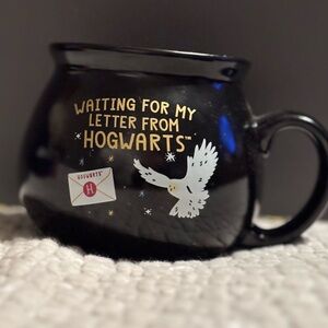 Hogwarts Black Owl Cauldron Mug